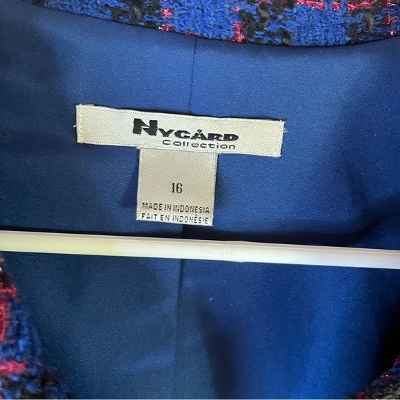 Nygard Collection Tweed Wool Blend Jacket Size 16 - Picture 2 of 10